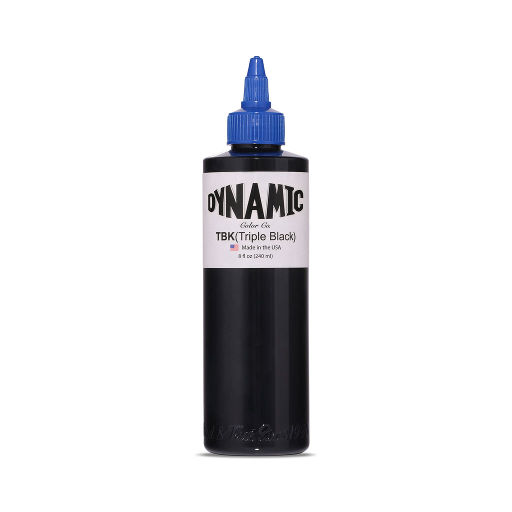 Dynamic Triple Black Tattoo Ink - 8 oz. Bottle
