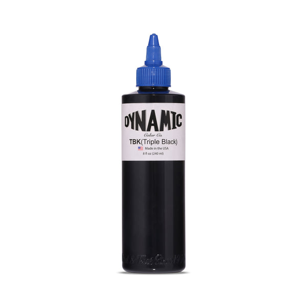 Dynamic Triple Black Tattoo Ink - 8 oz. Bottle