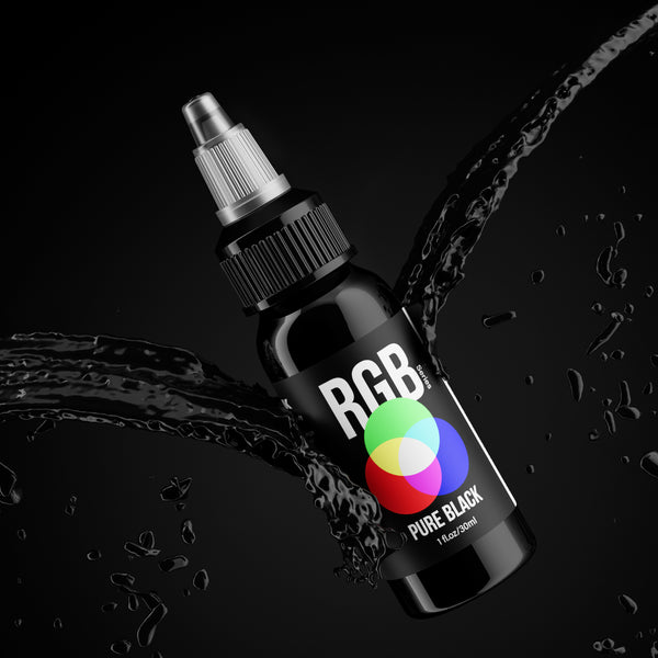 Hawink RGB Tattoo Ink Set 14 Colors and 2 Mixing Solution 1 oz(30ml)