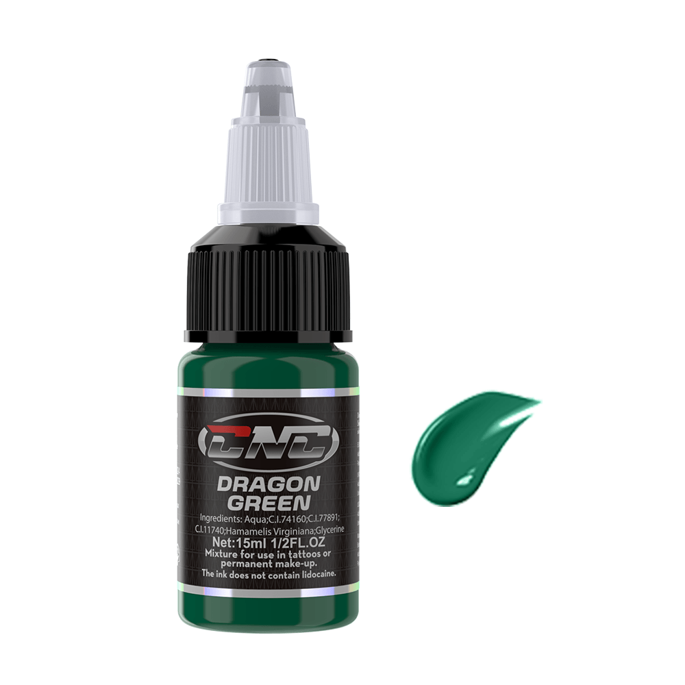 CNC Professional Tattoo Ink – 16 Vibrant Color Options, 0.5oz/15ml