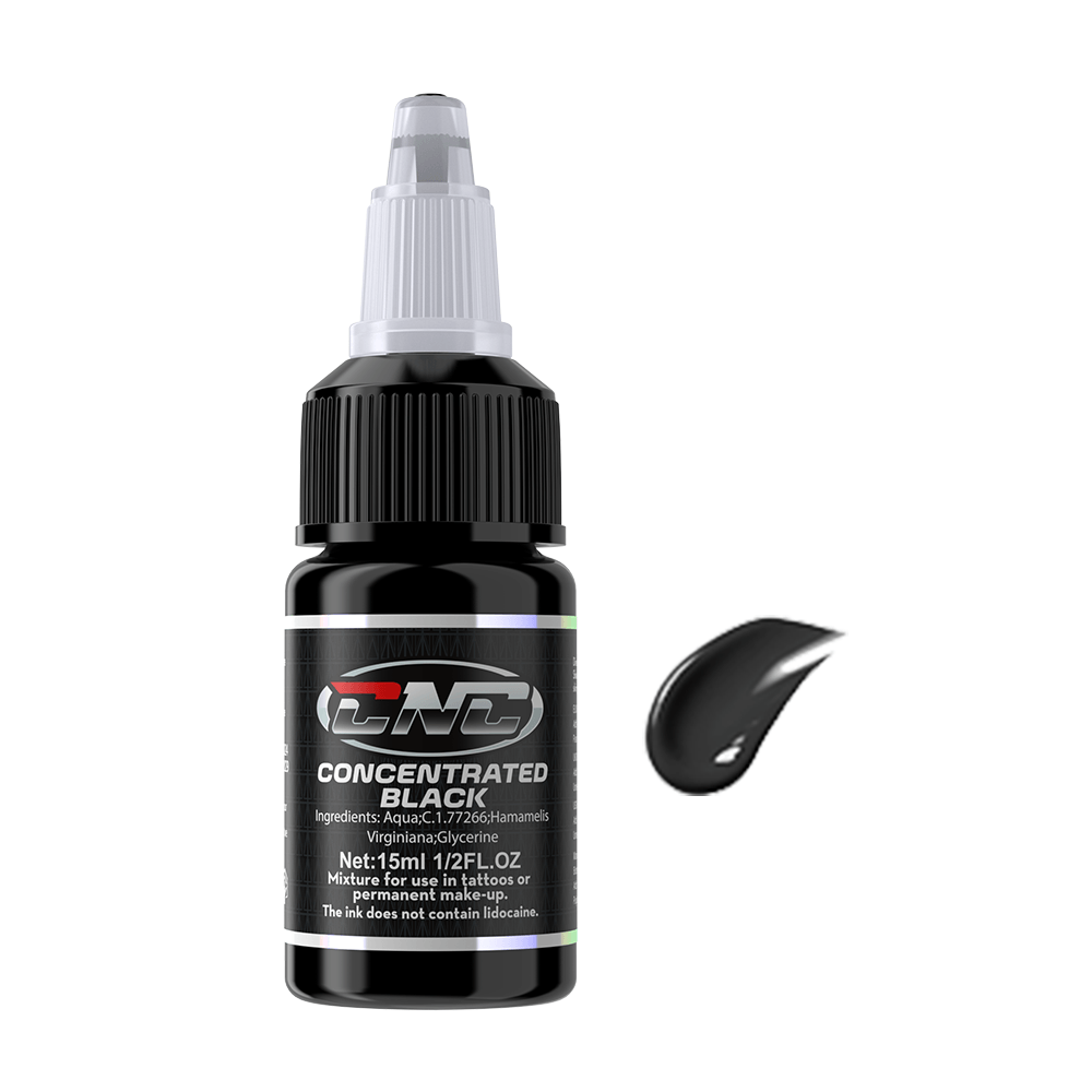 CNC Professional Tattoo Ink – 16 Vibrant Color Options, 0.5oz/15ml