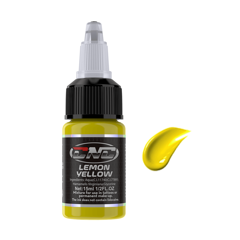 CNC Professional Tattoo Ink – 16 Vibrant Color Options, 0.5oz/15ml