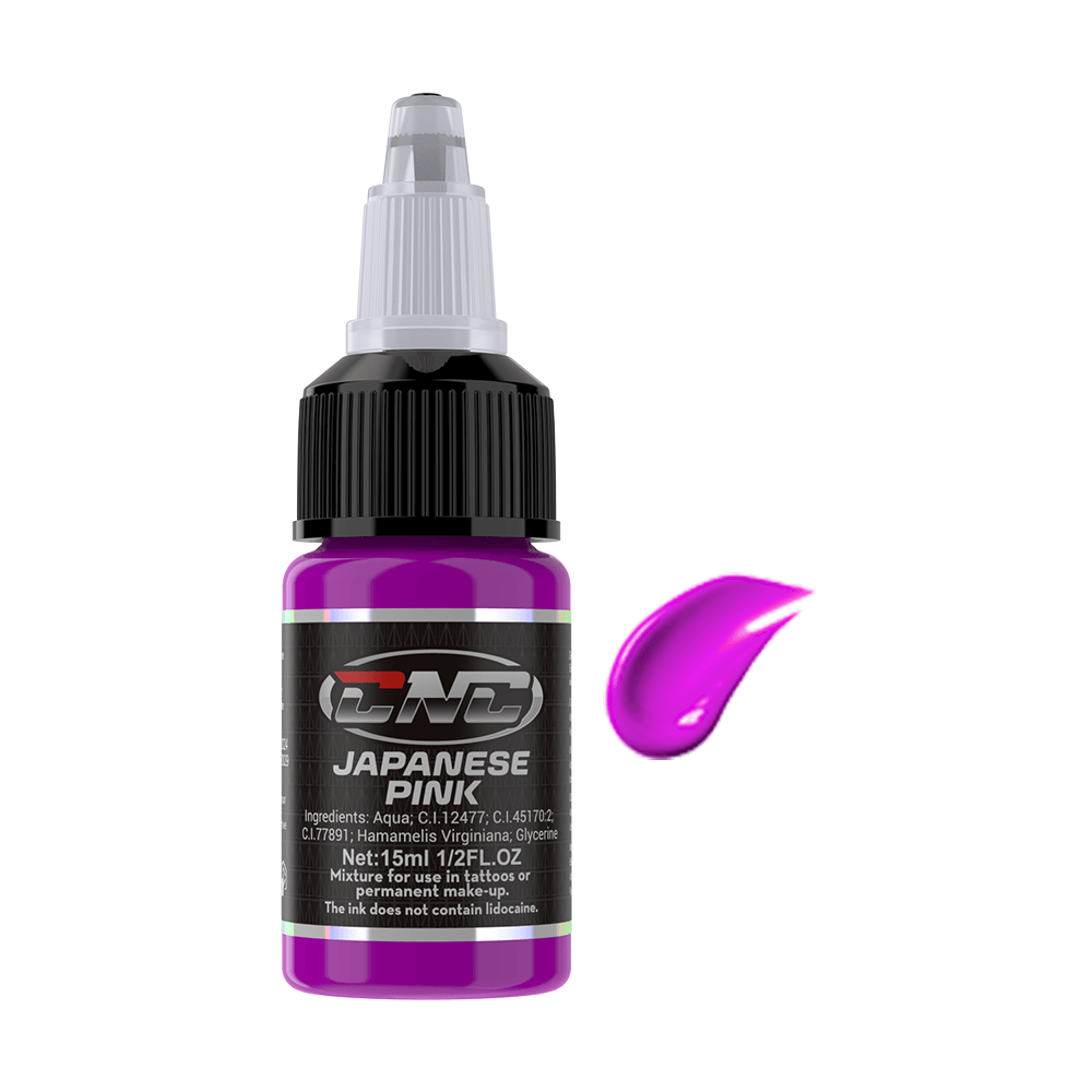 CNC Professional Tattoo Ink – 16 Vibrant Color Options, 0.5oz/15ml