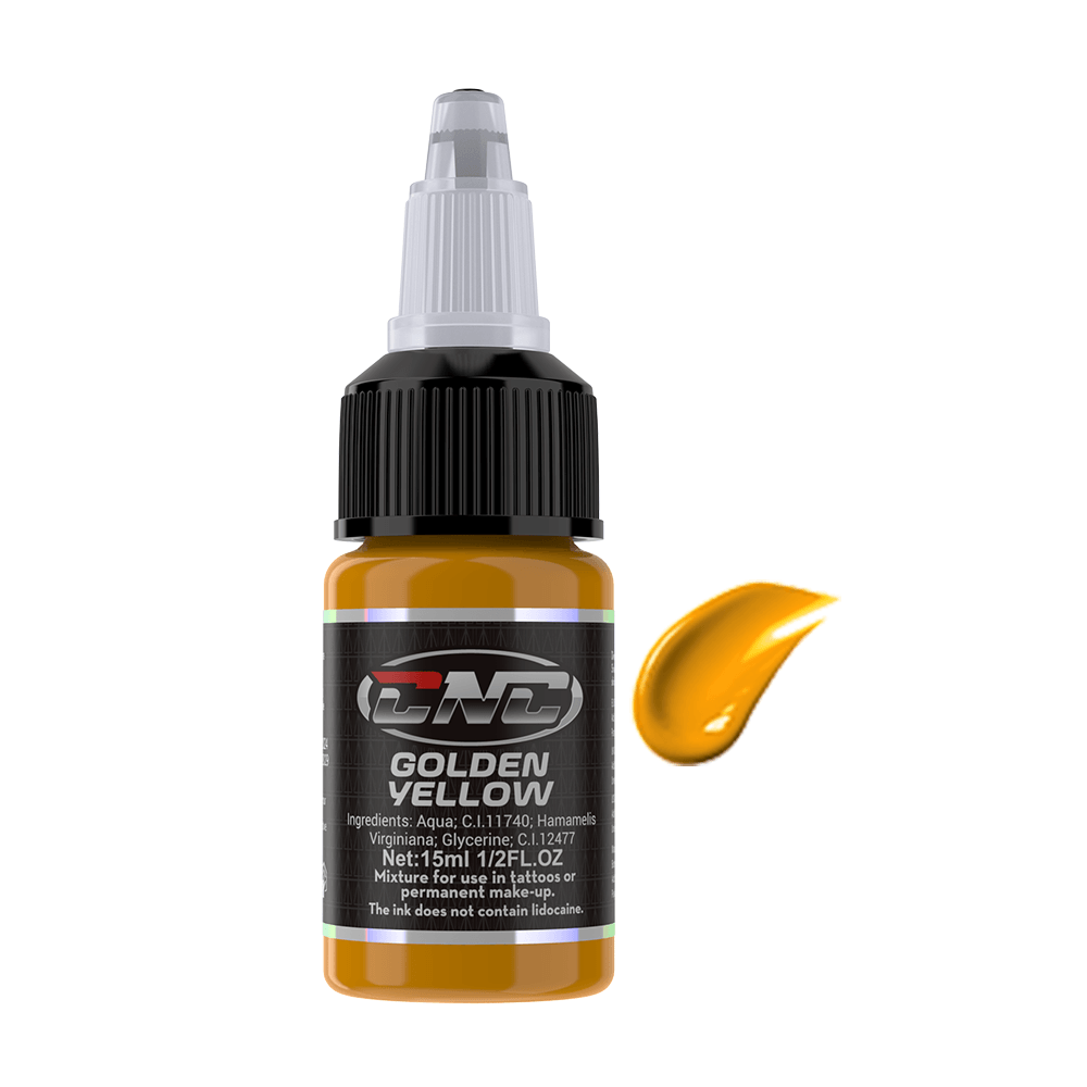 CNC Professional Tattoo Ink – 16 Vibrant Color Options, 0.5oz/15ml