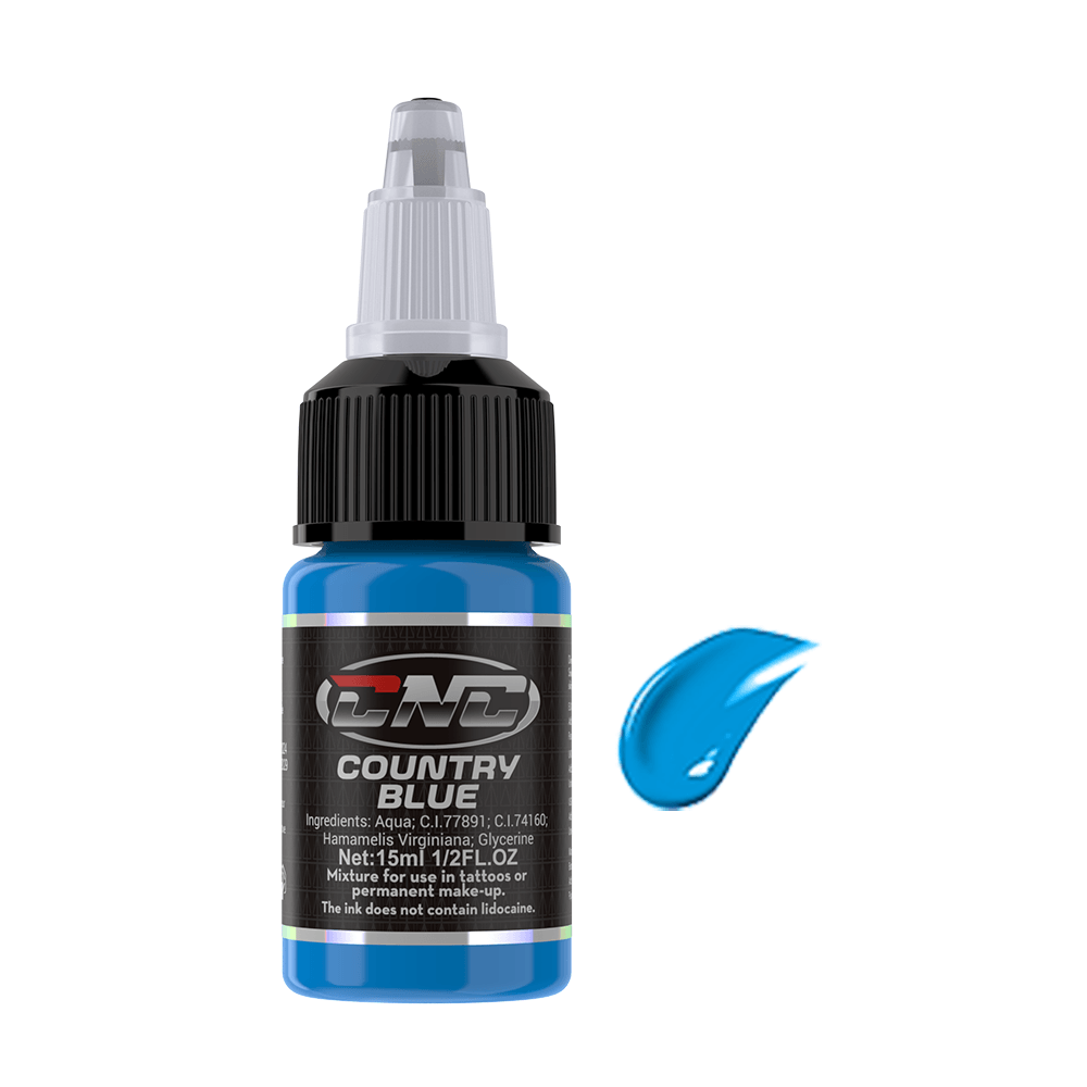 CNC Professional Tattoo Ink – 16 Vibrant Color Options, 0.5oz/15ml