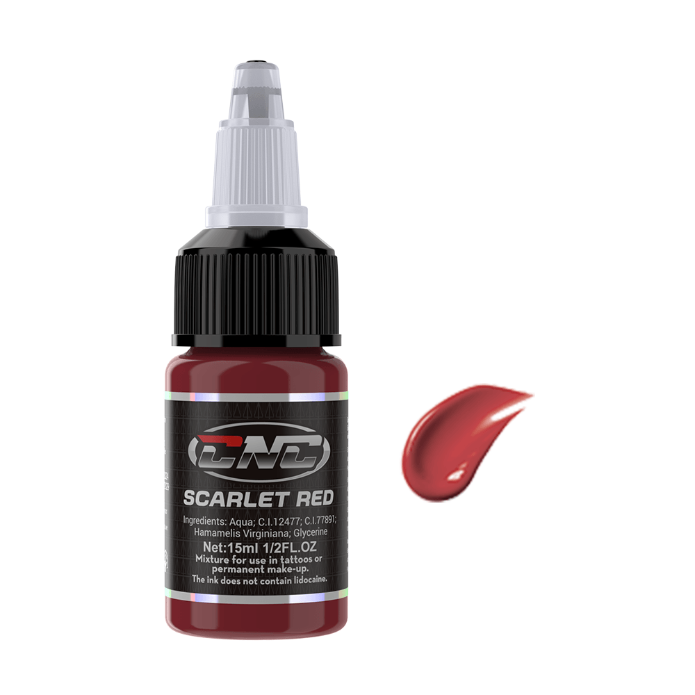 CNC Professional Tattoo Ink – 16 Vibrant Color Options, 0.5oz/15ml