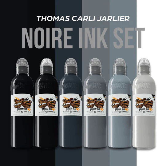 THOMAS CARLI JARLIER NOIRE INK SET — World Famous Tattoo Ink
