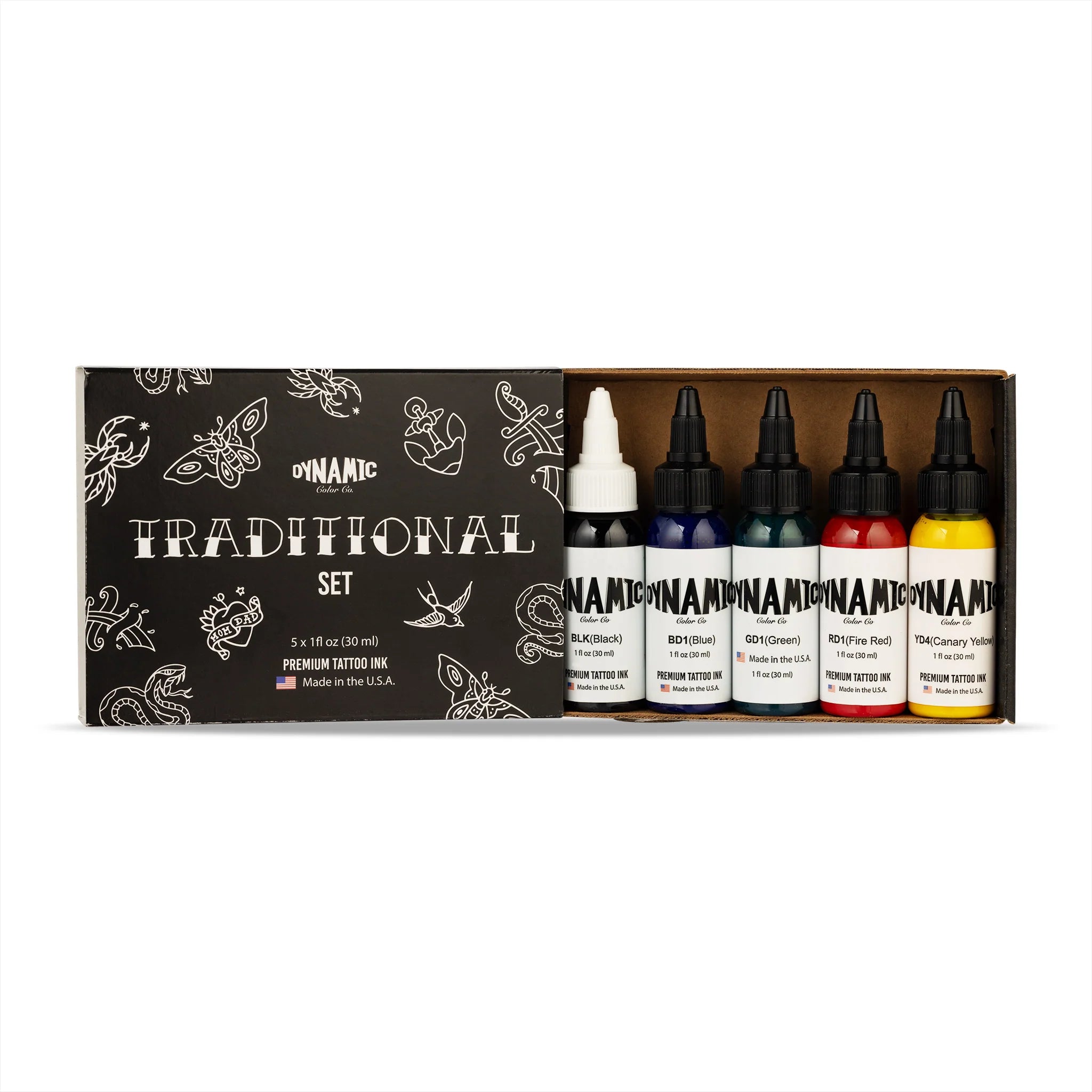 Dynamic Tattoo Ink Traditional 1oz Color Set Secondary image