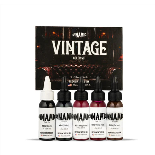 Dynamic Tattoo Ink Vintage 1oz Color Set Secondary image