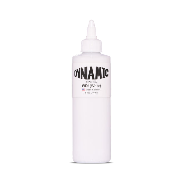 Dynamic White Tattoo Ink - 8 oz. Bottle