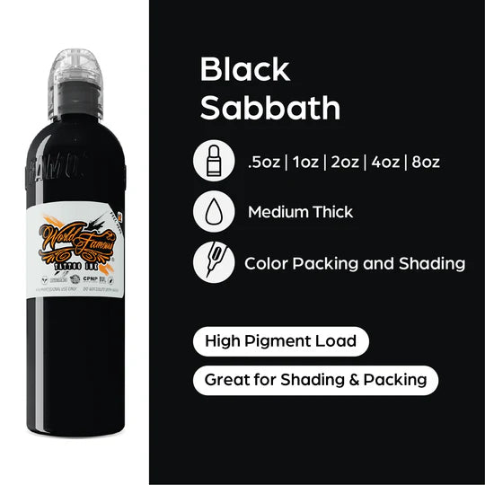 WORLD FAMOUS Black Sabbath Tattoo INK Secondary image