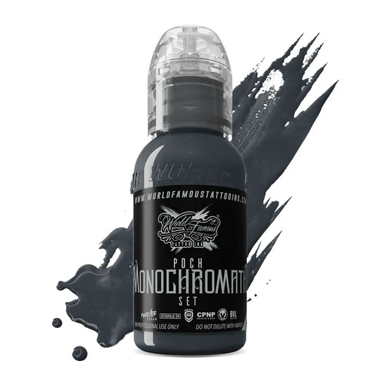 World Famous POCH MONOCHROMATIC TATTOO INK SET Secondary image