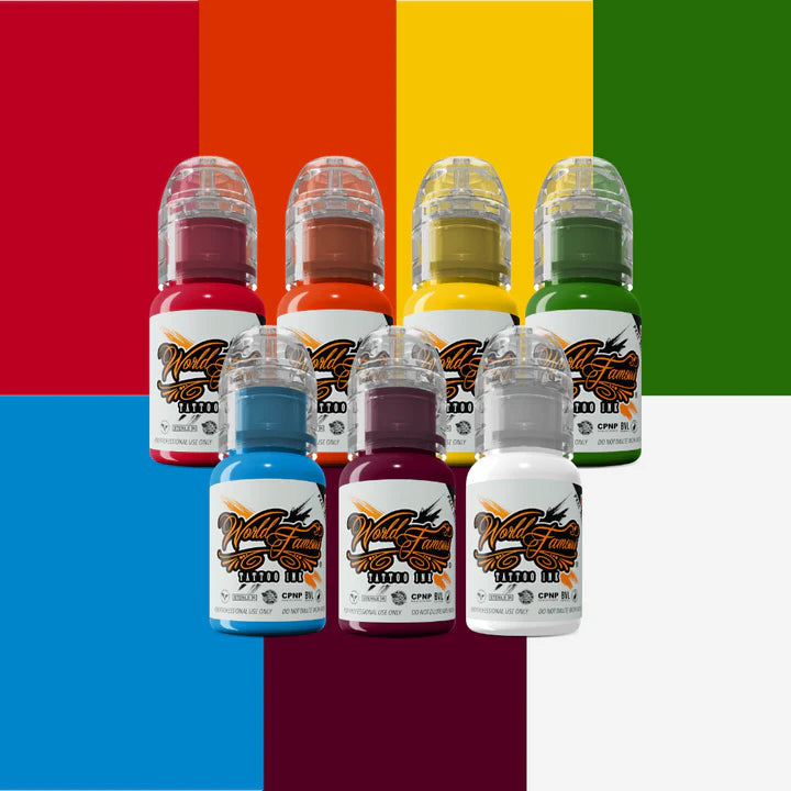 WORLD FAMOUS 7 COLOR SIMPLE SET - 1/2oz