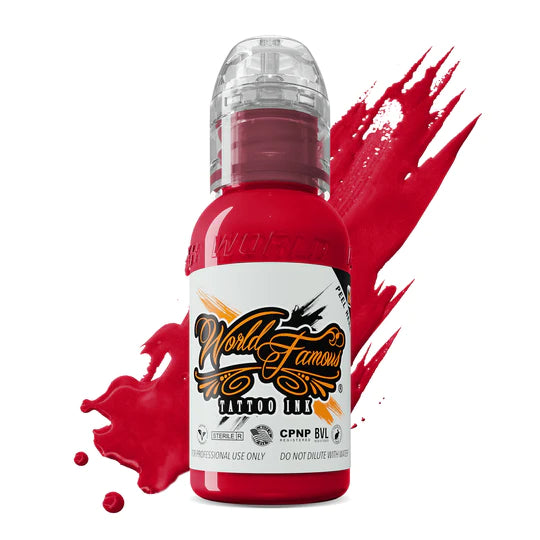 United Ink Red — World Famous Tattoo Ink Secondary image
