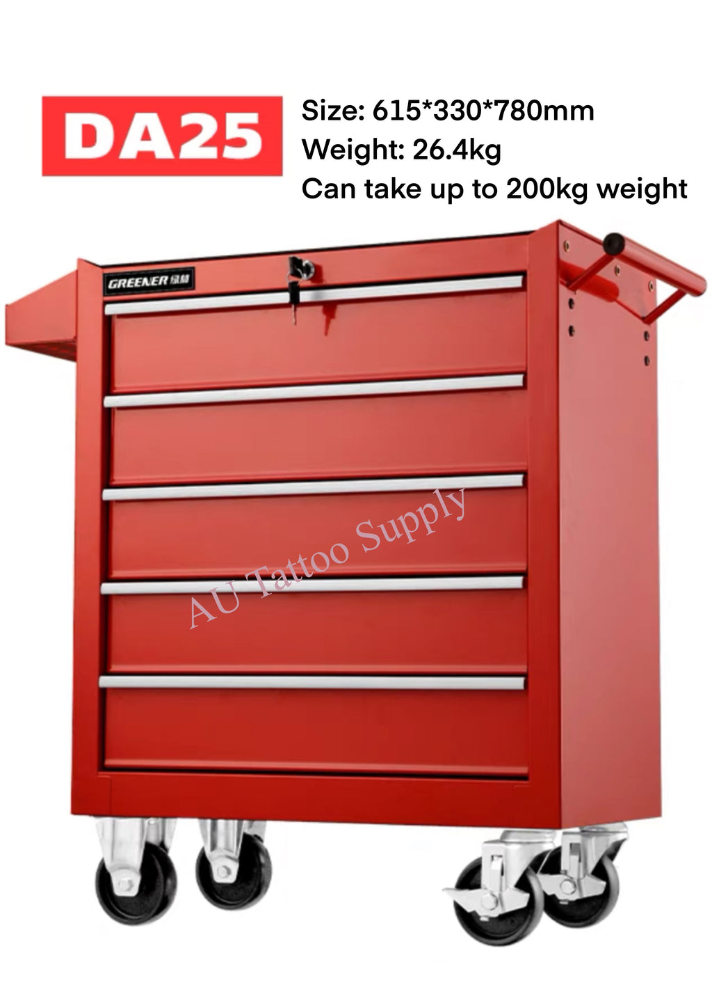 Tattoo Tool Box 5 tiers