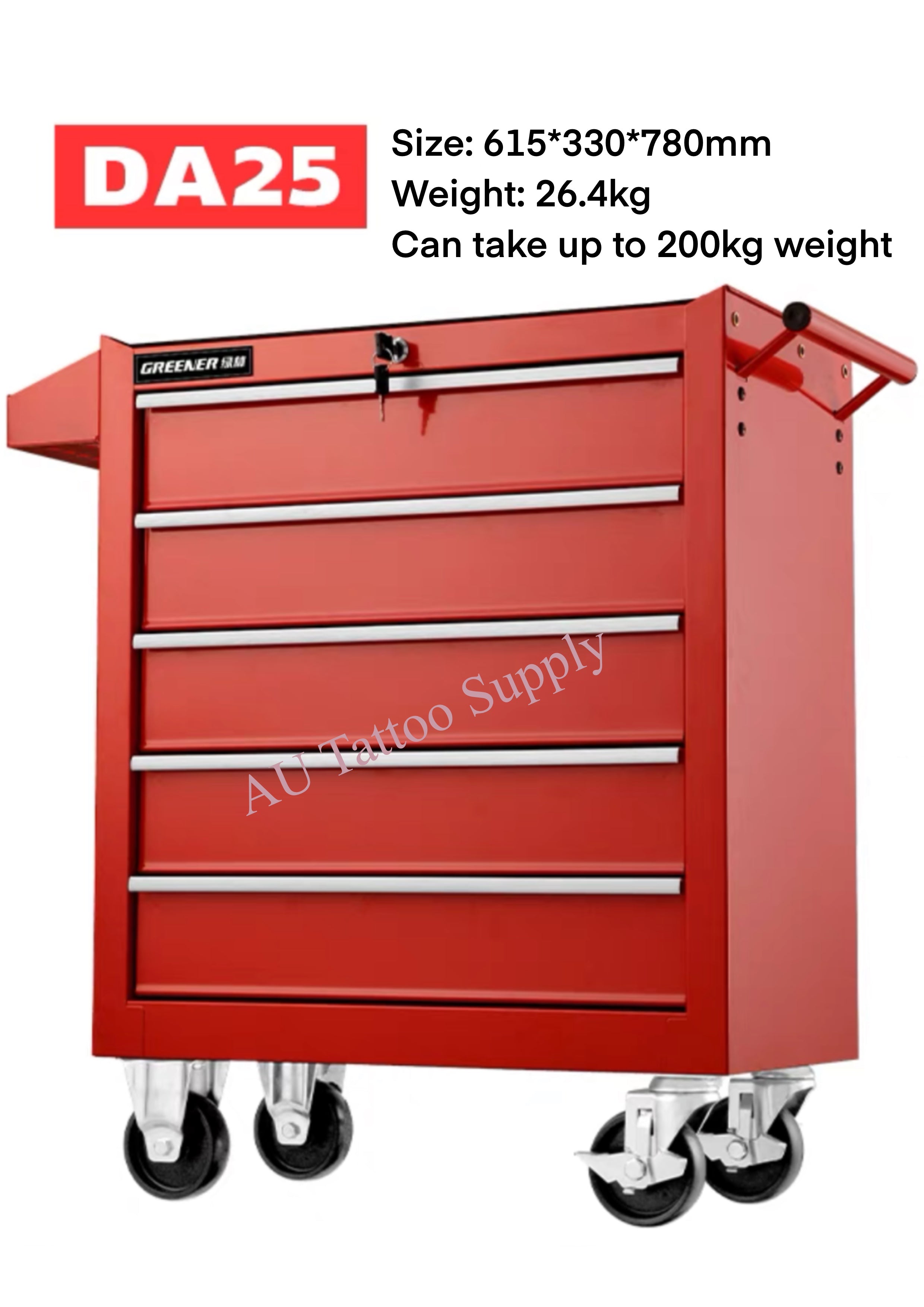 Tattoo Tool Box 5 tiers