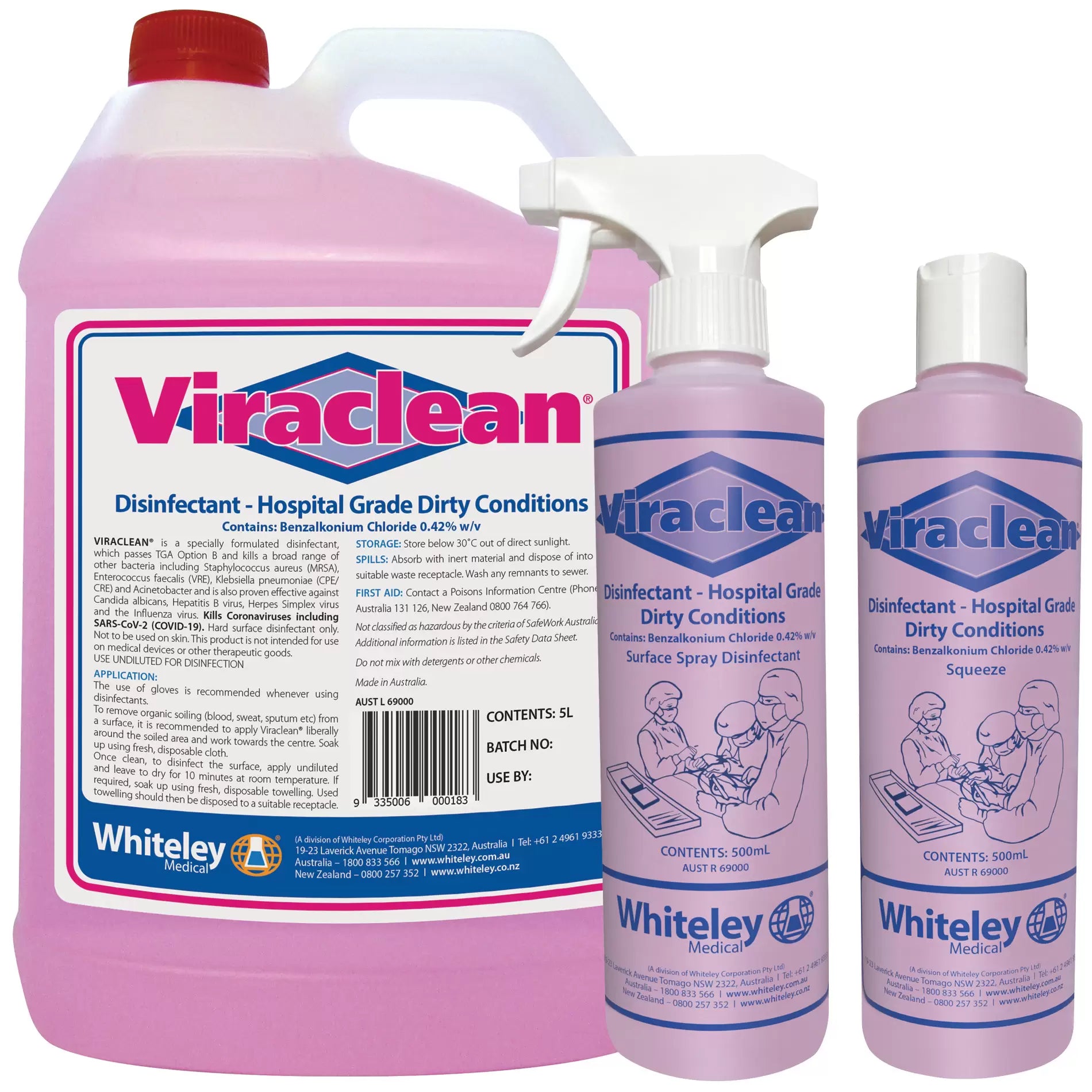 Viraclean Hospital Grade Disinfectant Secondary image