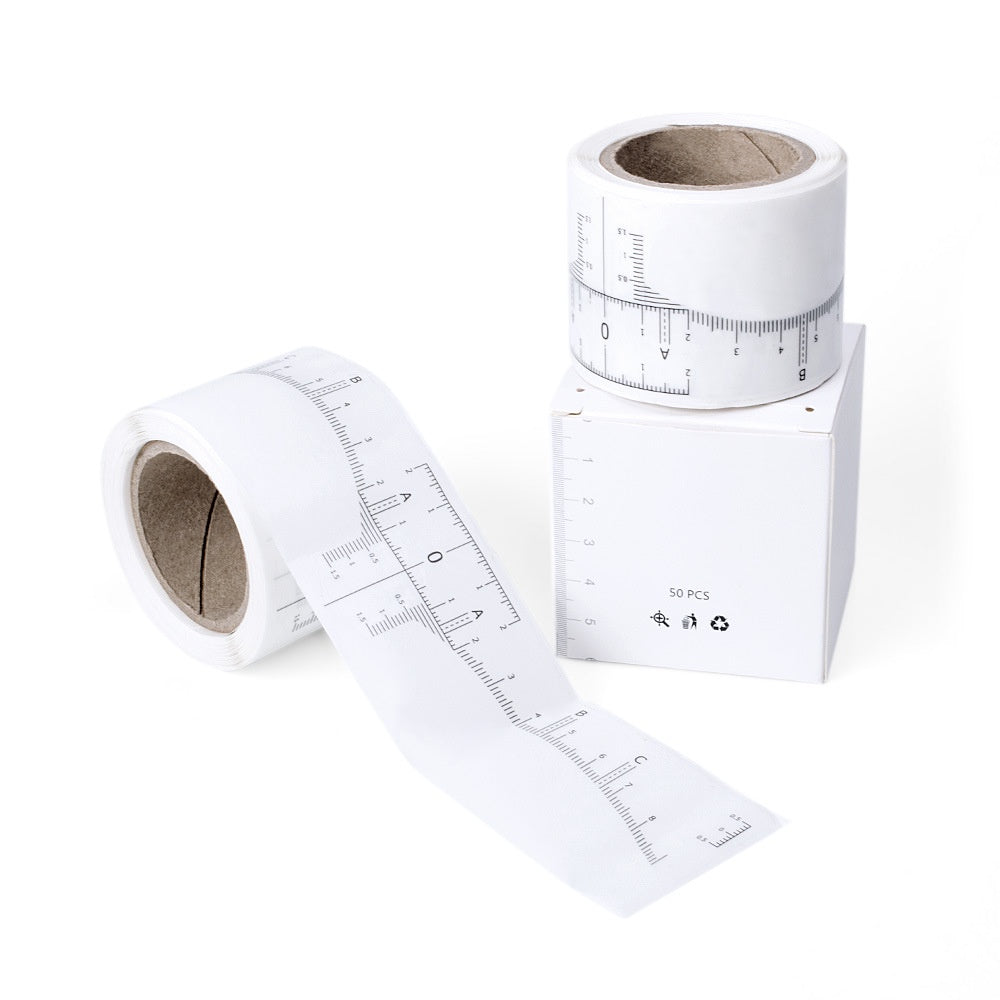 PMU Eyebrow Ruler Sticker Adhesive Microblading Guide Main image