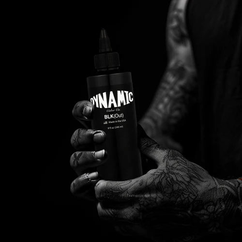 Dynamic BLKout Tattoo Ink - 8 oz. Bottle Blackout Secondary image