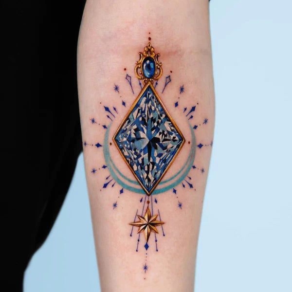 INTENZE Blue Silver Tattoo Ink