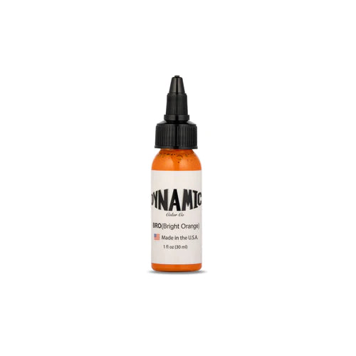 Dynamic Ink -Bright Orange Tattoo Ink - 1oz. Bottle Main image