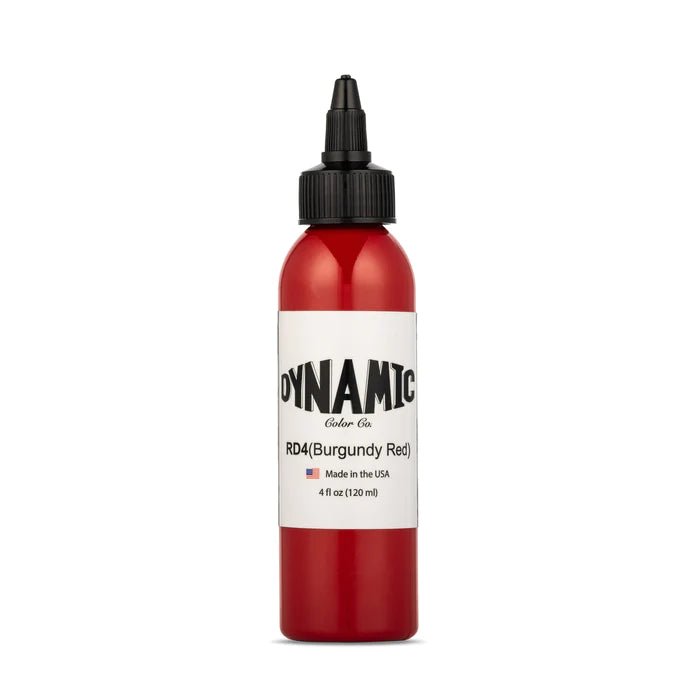 Dynamic Burgundy Red Tattoo Ink - 4 oz. Bottle Main image