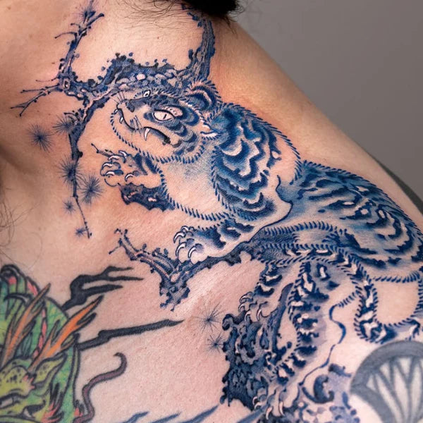 INTENZE Dragon Blue Dark Tattoo Ink