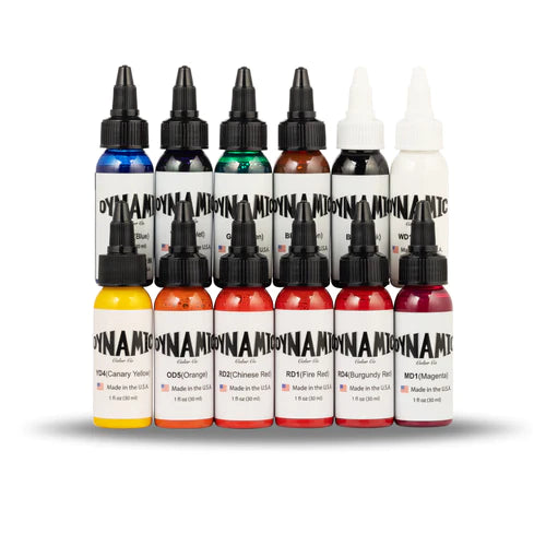 Dynamic OG Tattoo Ink Color Set - 1 oz. Bottles Secondary image