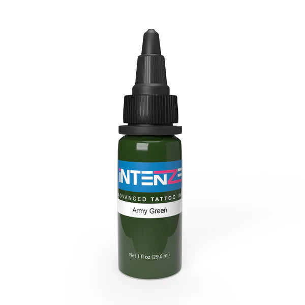 INTENZE Army Green Tattoo Ink Main image