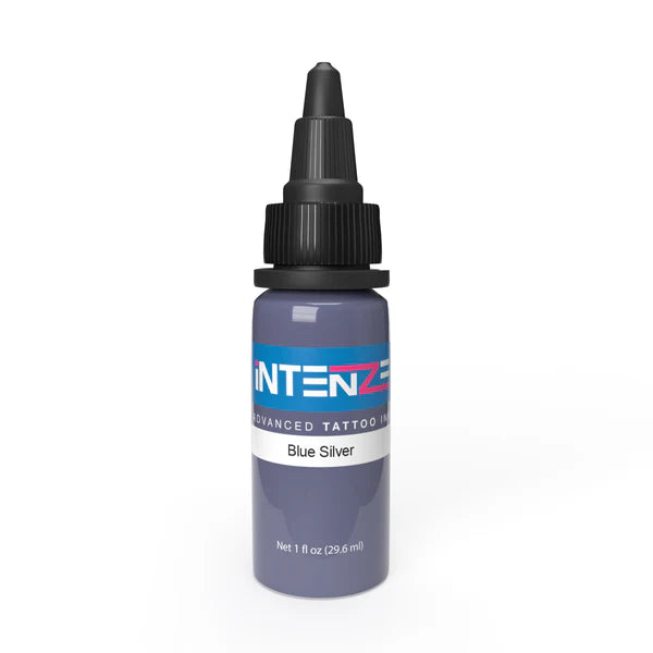 INTENZE Blue Silver Tattoo Ink Main image