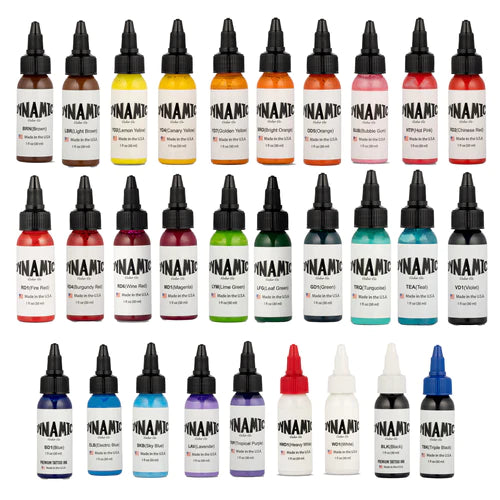 Dynamic Master Collection Tattoo Ink Color Set - 1 oz. Bottles Secondary image