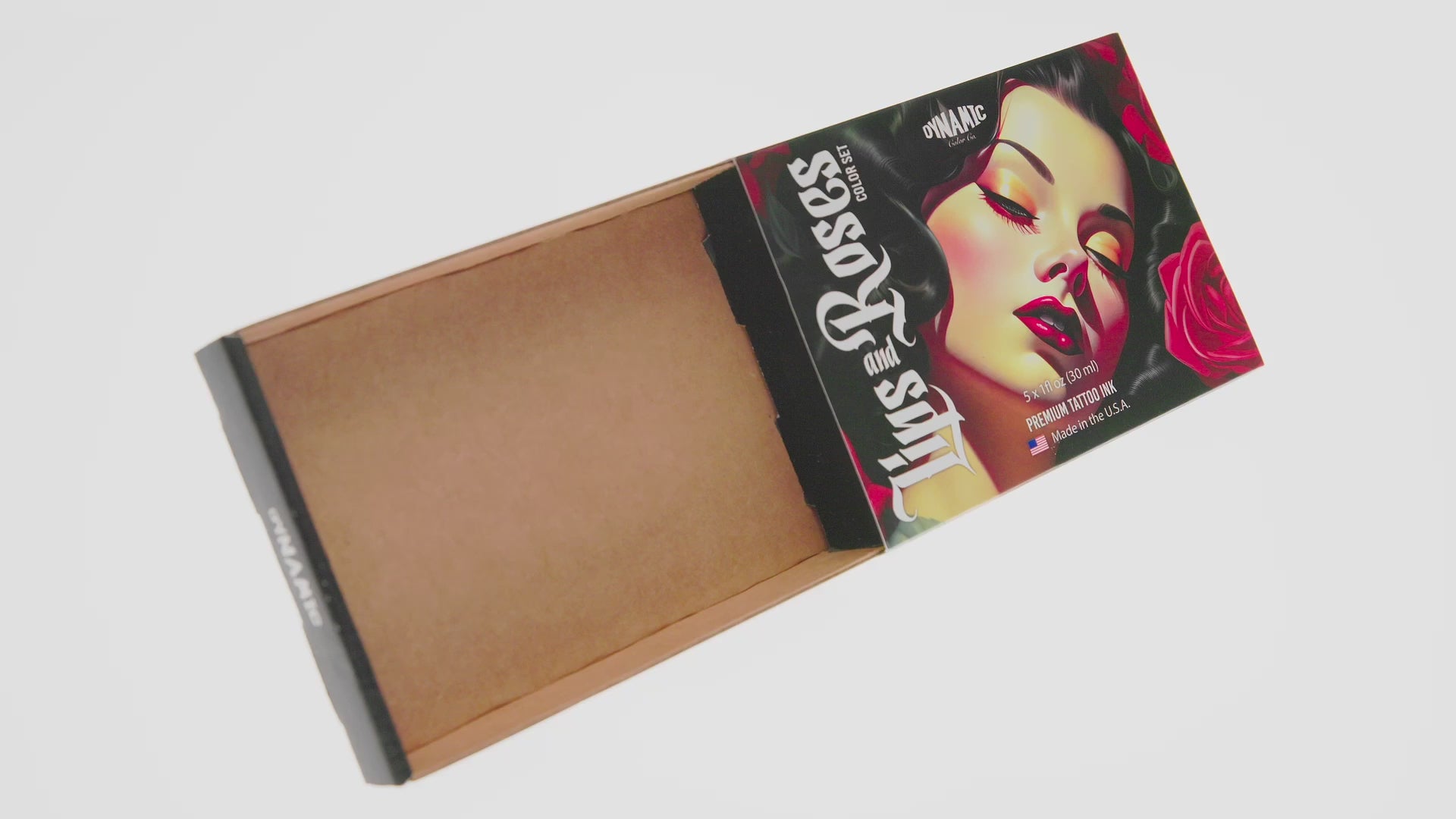 Dynamic Tattoo Ink Lips and Roses 1oz Color Set