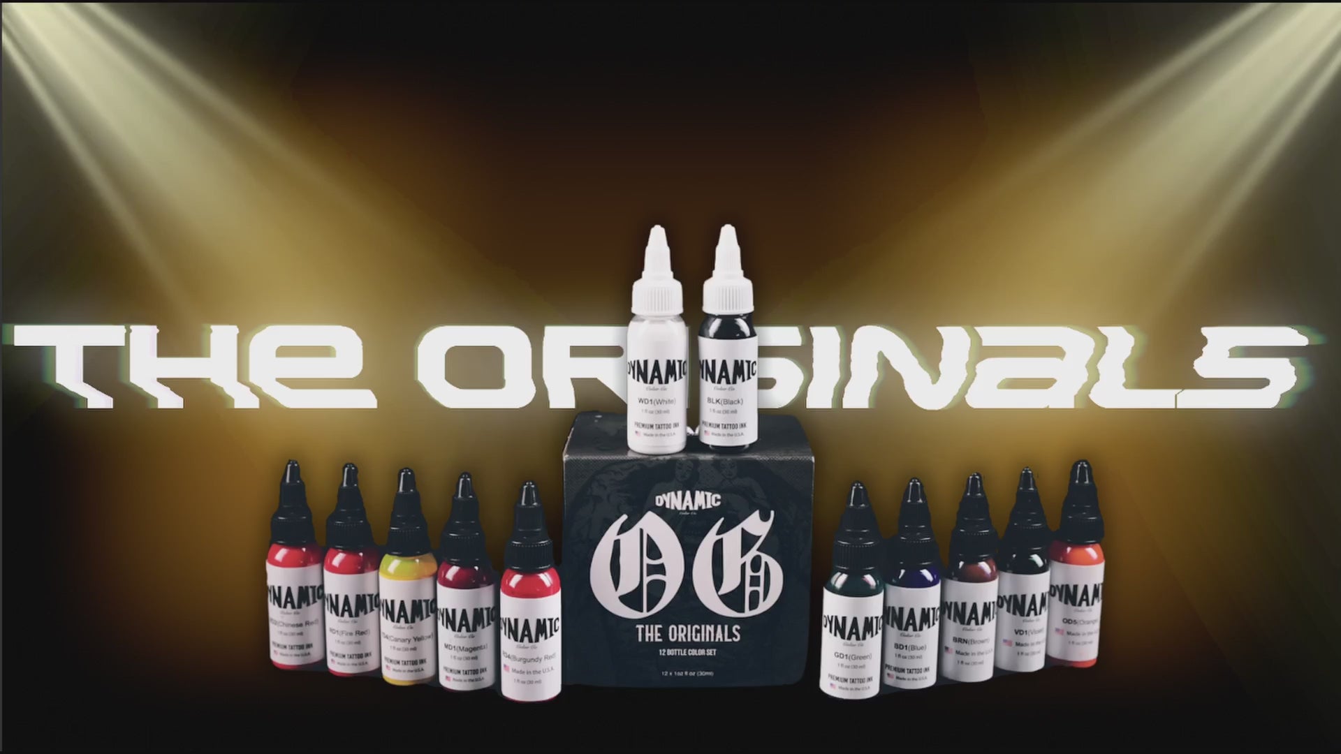 Dynamic OG Tattoo Ink Color Set - 1 oz. Bottles
