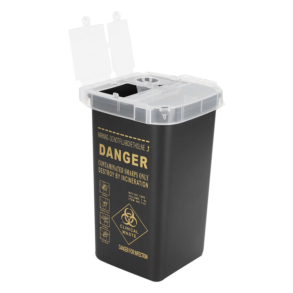 Disposable Sharps Container For Needle Blade Waste Main image