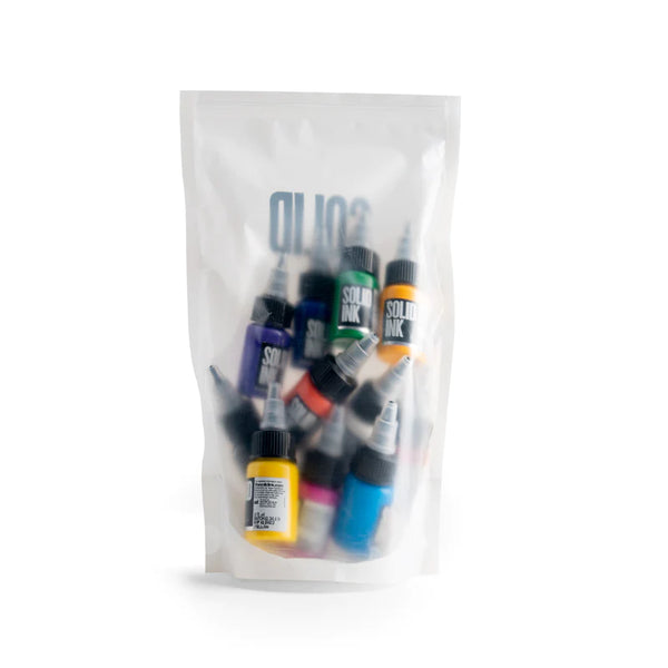 SOLID INK MINI TRAVEL SET | (11) HALF OUNCE COLORS + 1OZ BLACK