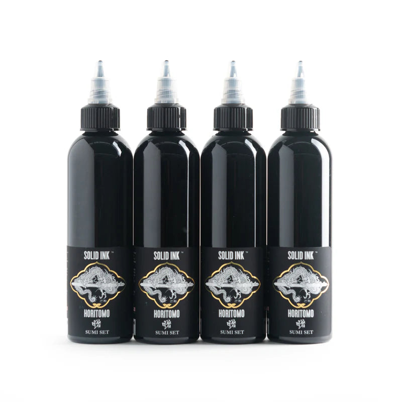SOLID INK HORITOMO SUMI SET | BLACK, DARK, MEDIUM, LIGHT Main image