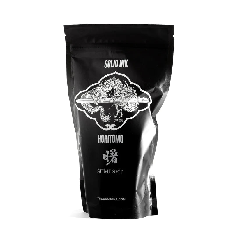 SOLID INK HORITOMO SUMI SET | BLACK, DARK, MEDIUM, LIGHT