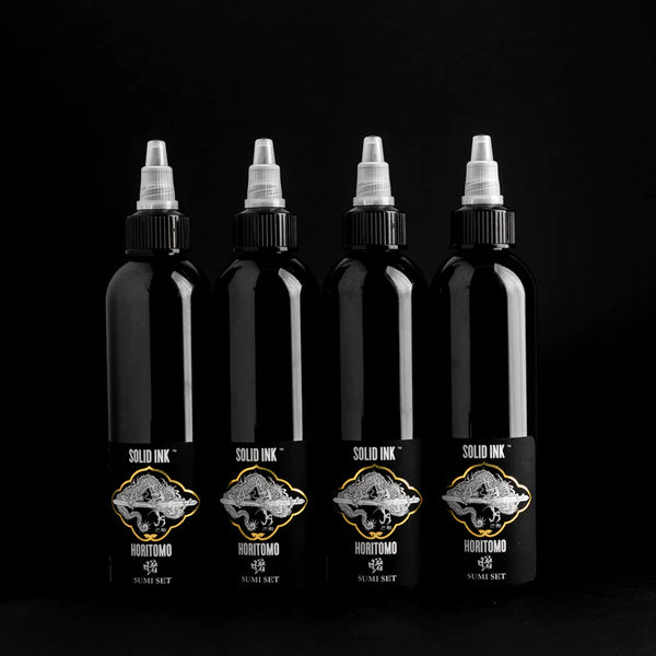 SOLID INK HORITOMO SUMI SET | BLACK, DARK, MEDIUM, LIGHT